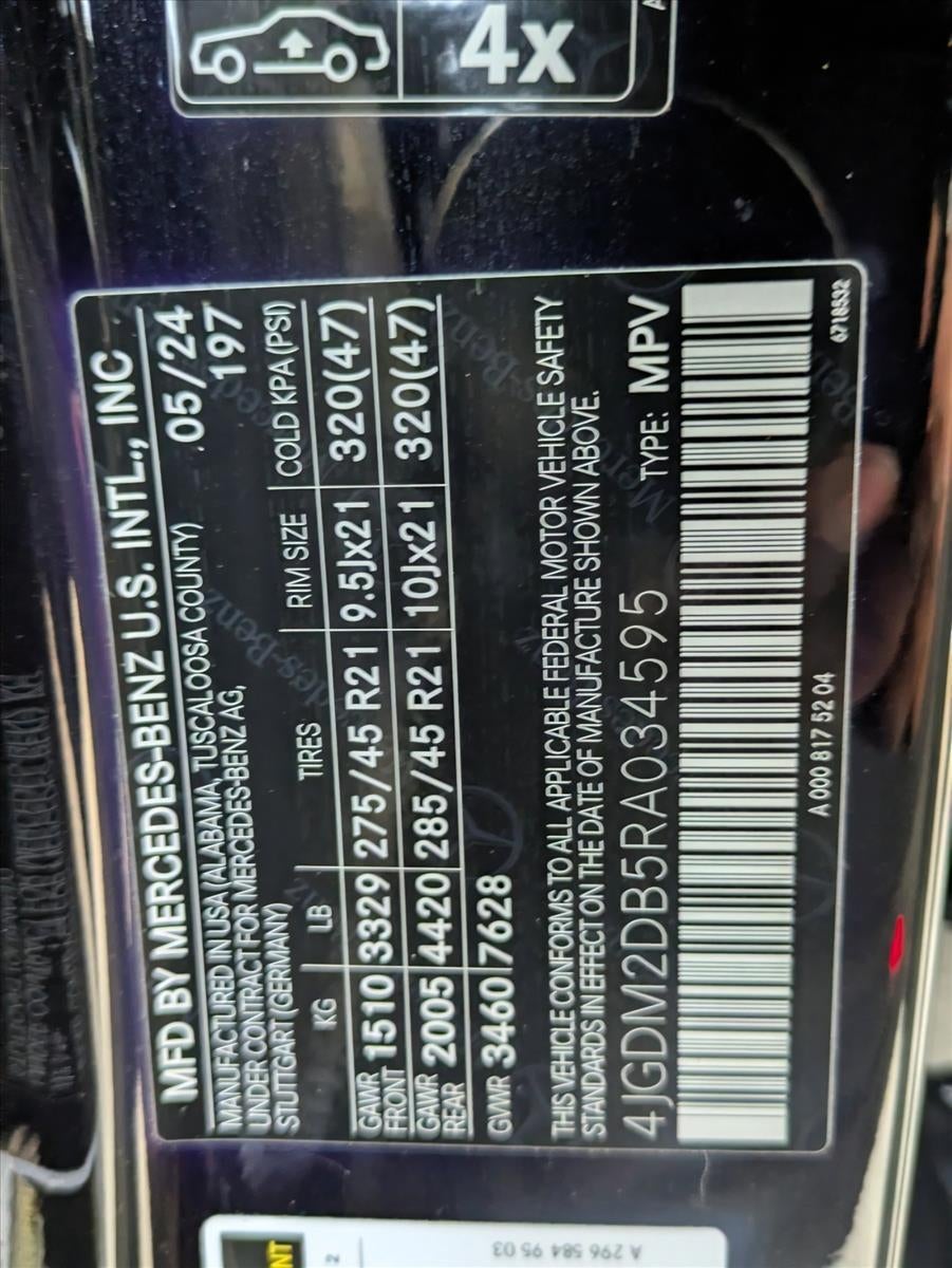 2024 Mercedes-Benz EQS EQS 450+ SUV