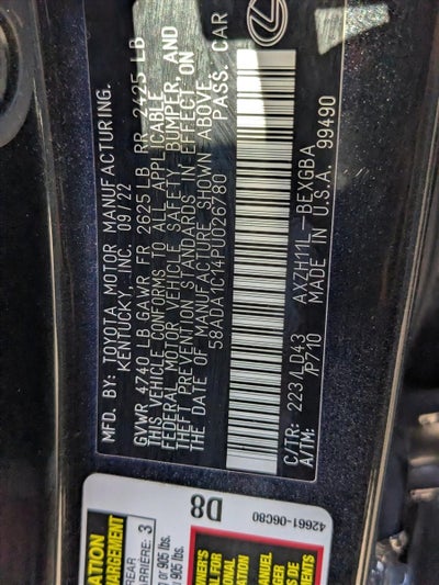 2023 Lexus ES 300h FWD