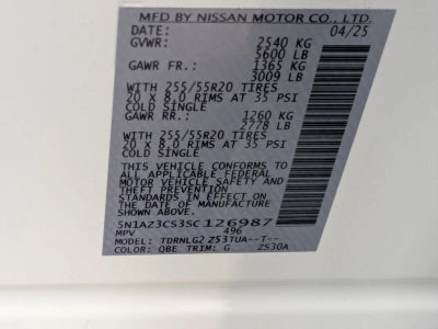 2025 Nissan Murano AWD SL