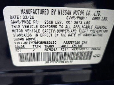 2024 INFINITI Q50 RED SPORT 400 RWD