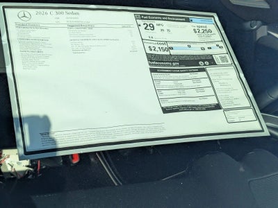 2026 Mercedes-Benz C-Class C 300 Sedan