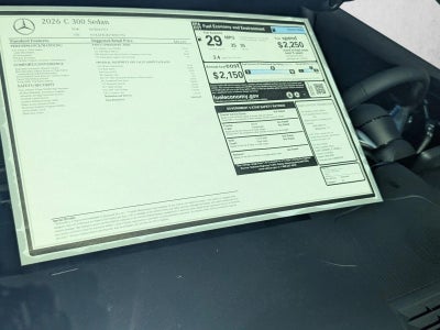 2026 Mercedes-Benz C-Class C 300 Sedan