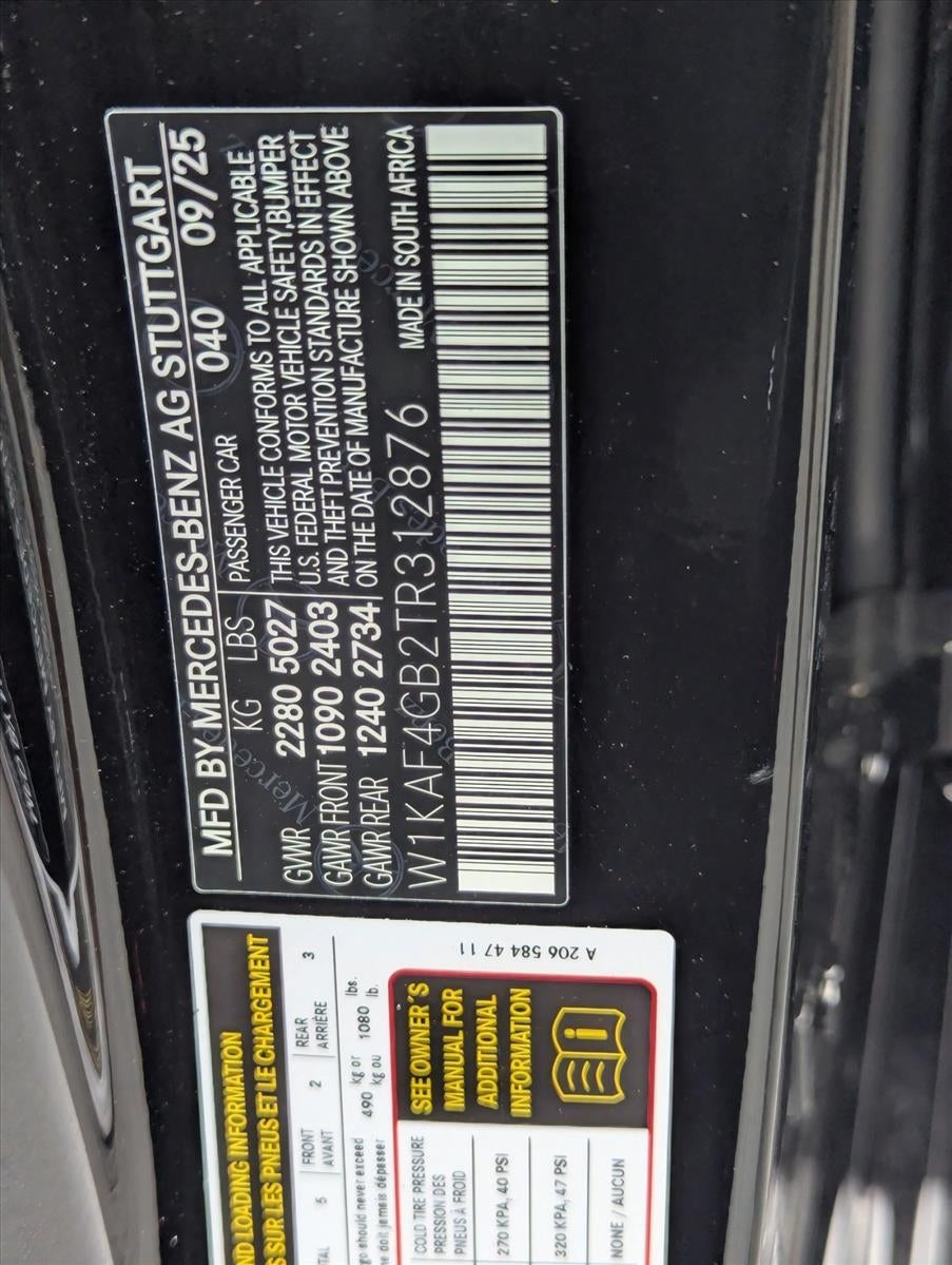 2026 Mercedes-Benz C-Class C 300 Sedan