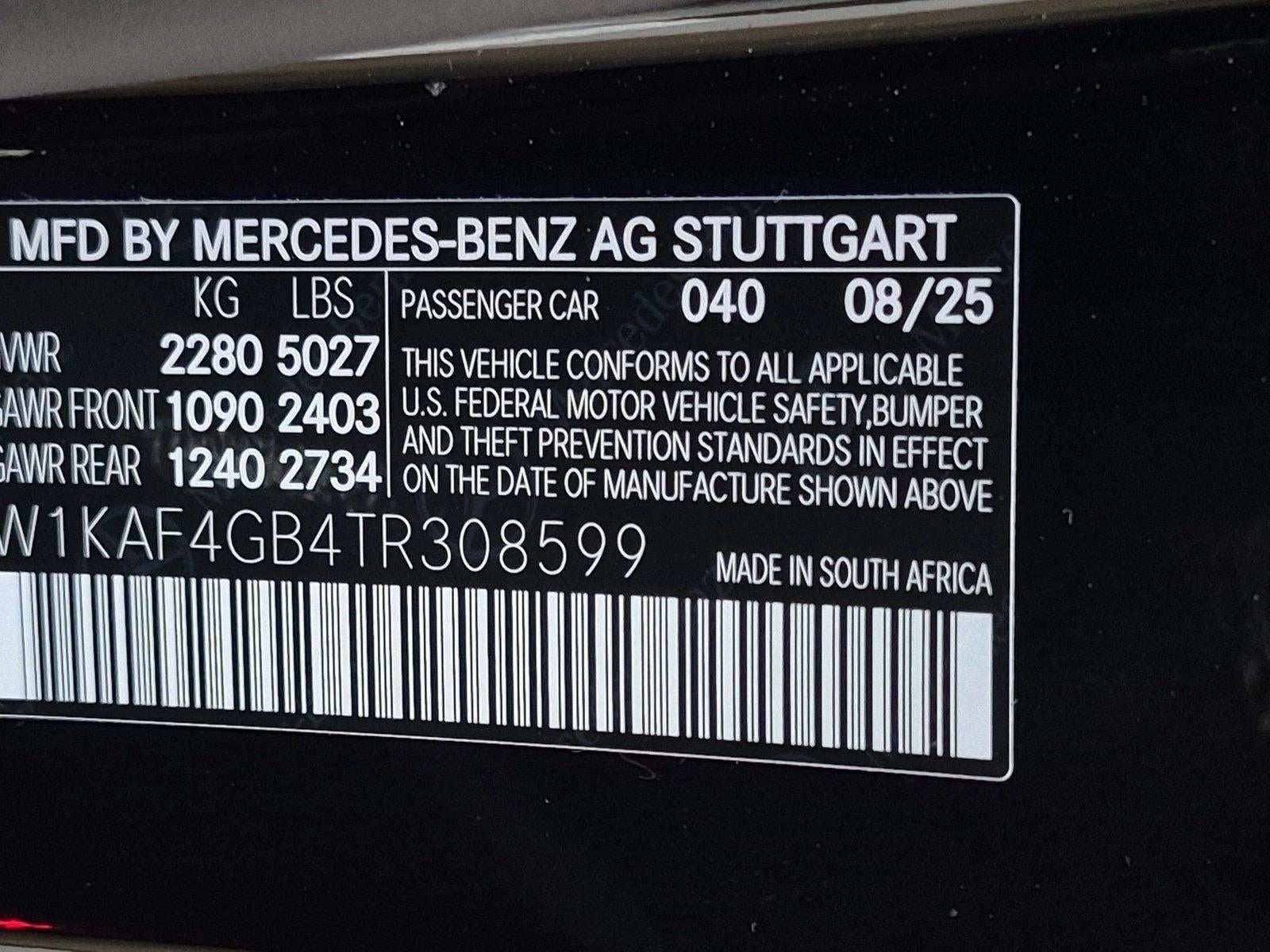 2026 Mercedes-Benz C-Class C 300 Sedan