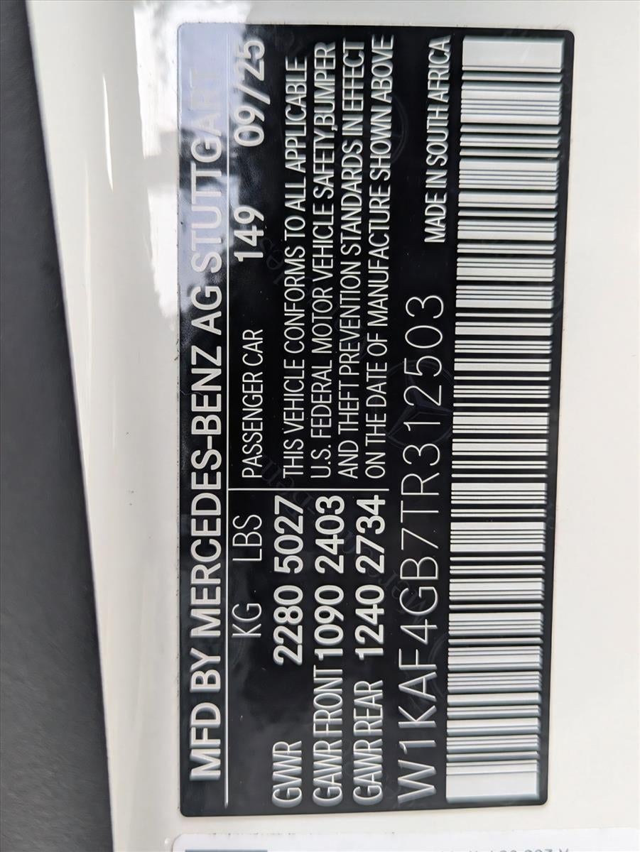 2026 Mercedes-Benz C-Class C 300 Sedan