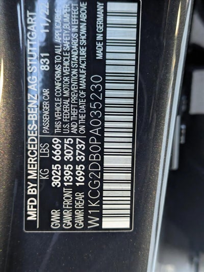 2023 Mercedes-Benz EQS EQS 450+ Sedan