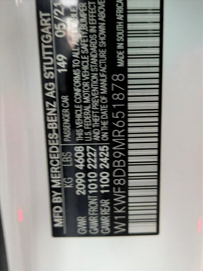 2021 Mercedes-Benz C-Class C 300 Sedan