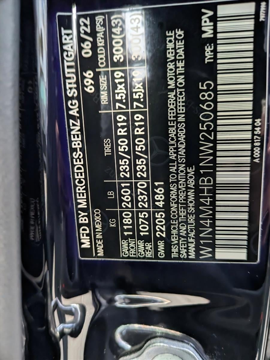 2022 Mercedes-Benz GLB GLB 250 4MATIC® SUV