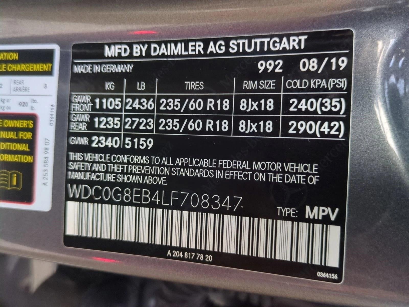 2020 Mercedes-Benz GLC GLC 300 4MATIC® SUV