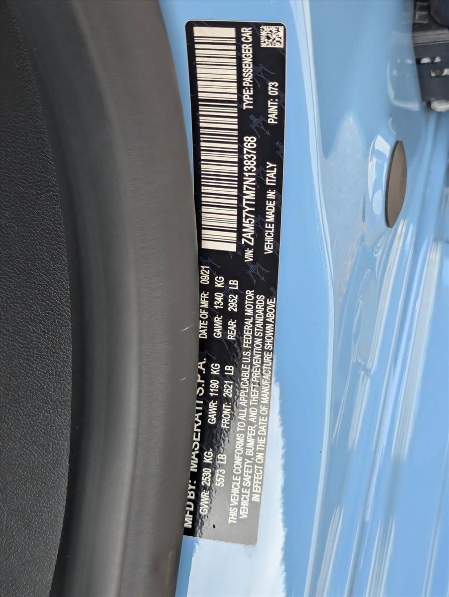 2022 Maserati Ghibli Modena Q4 3.0L