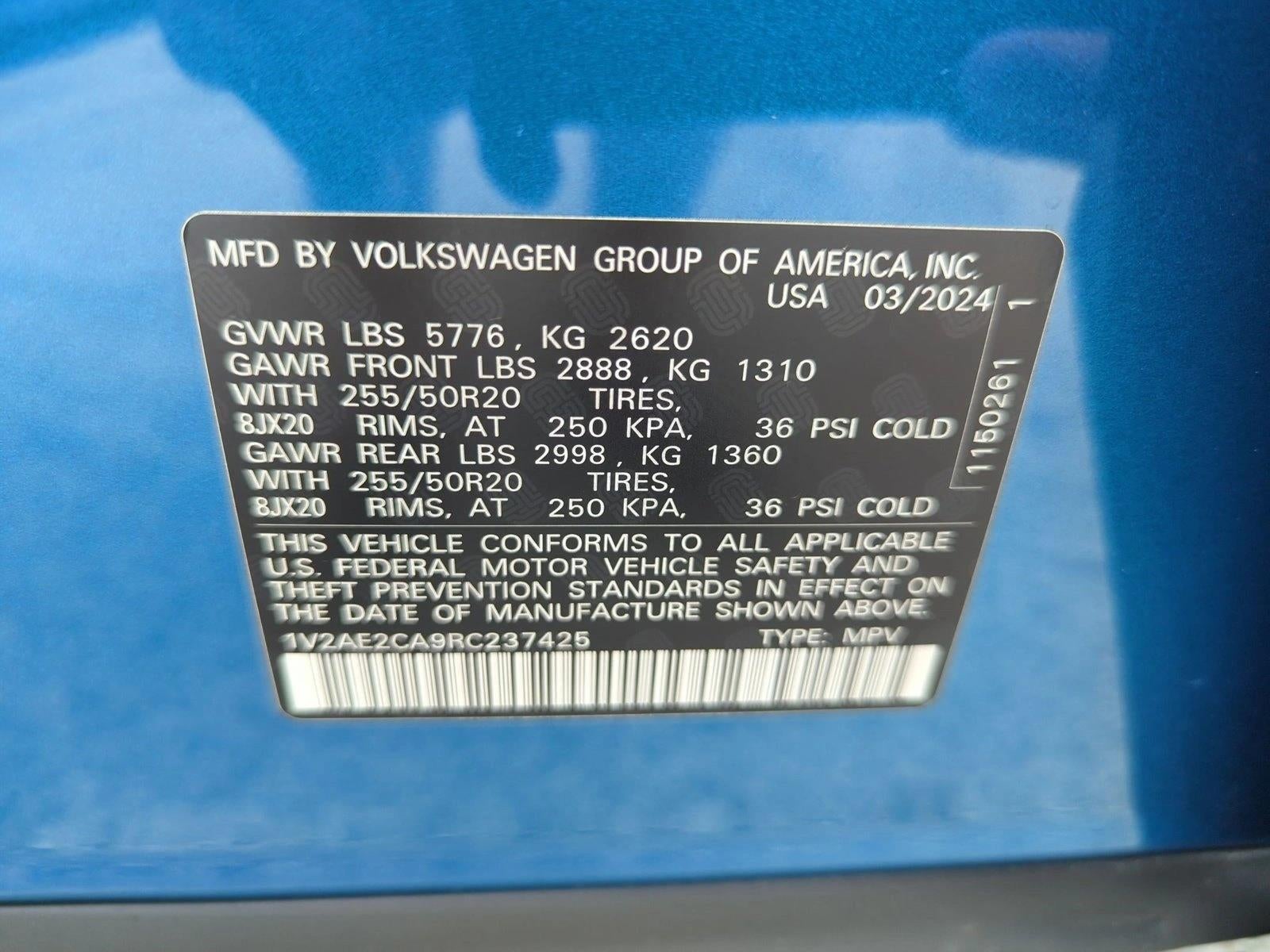 2024 Volkswagen Atlas Cross Sport 2.0T SEL R-Line 4MOTION