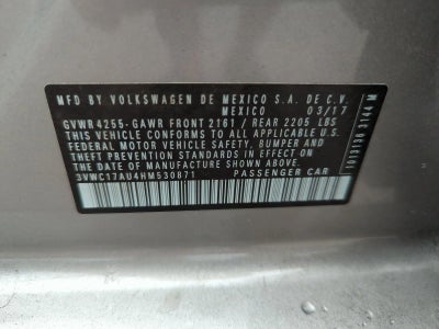 2017 Volkswagen Golf SportWagen 1.8T SE Auto