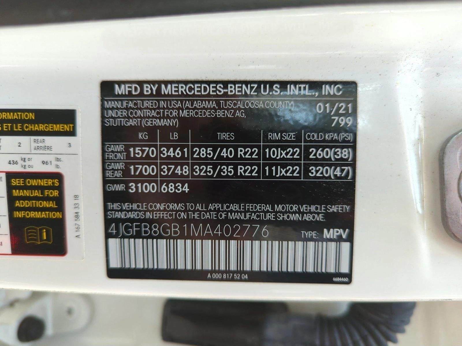 2021 Mercedes-Benz GLE GLE 580 4MATIC® SUV