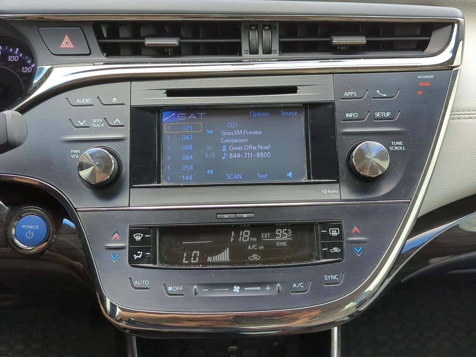 2013 Toyota Avalon Hybrid 4dr Sdn XLE Touring (Natl)