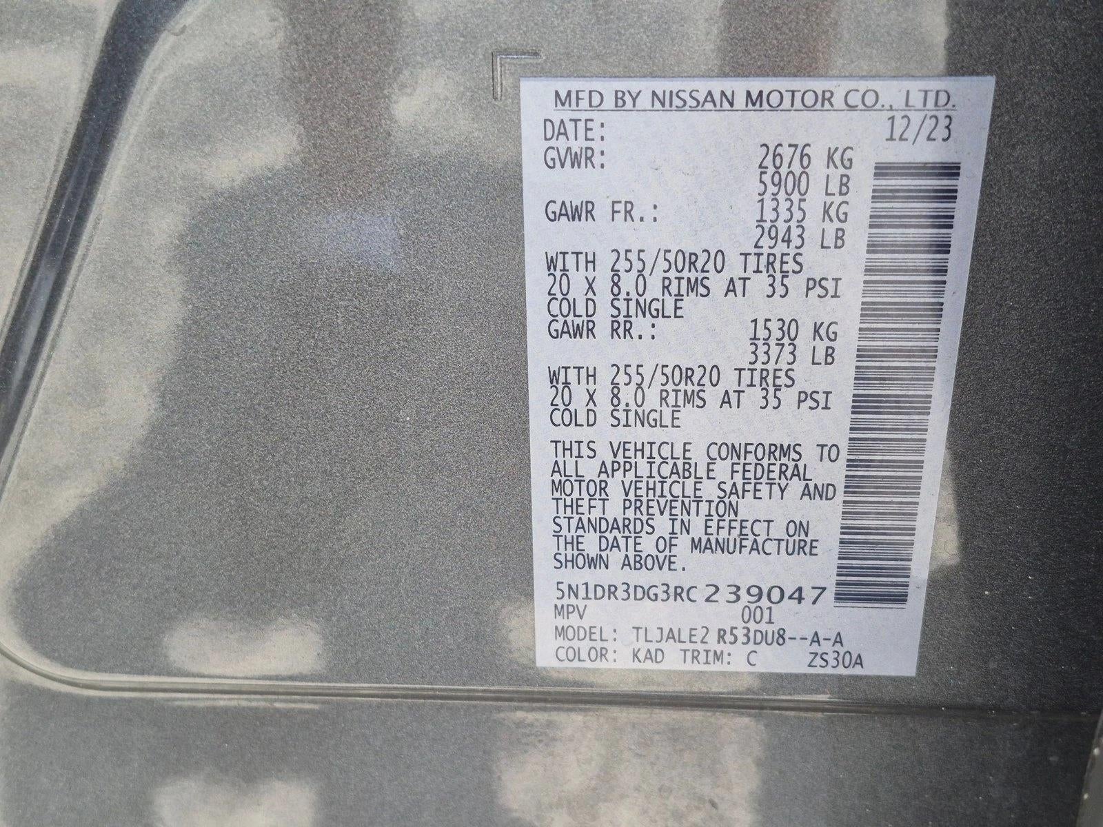 2024 Nissan Pathfinder Platinum 2WD