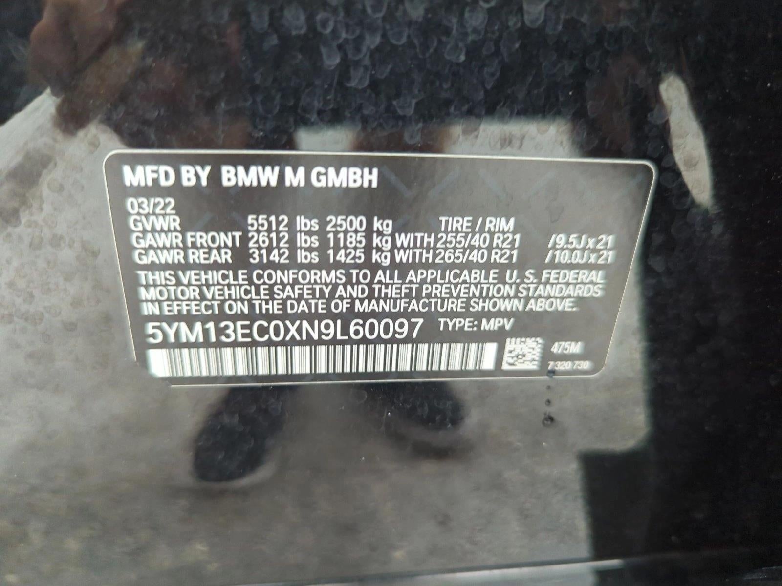 2022 BMW X3 M X3 M Sports Activity Vehicle