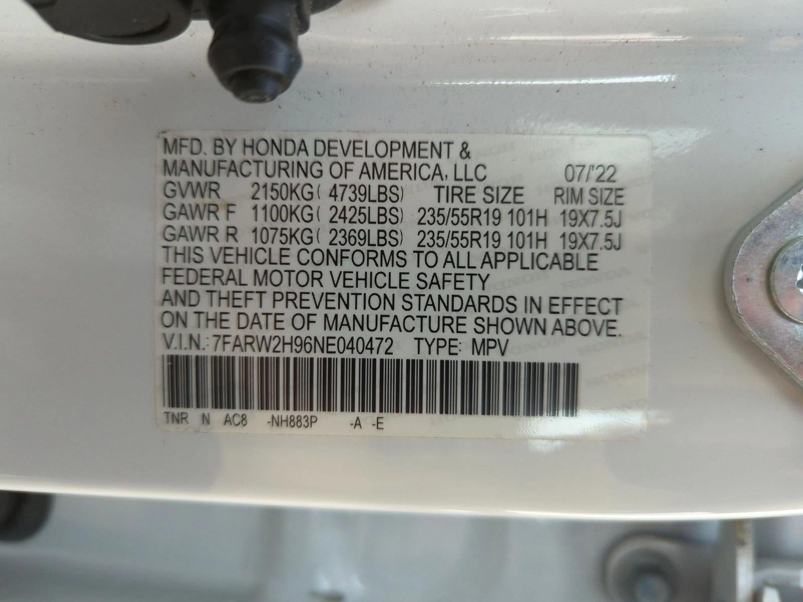 2022 Honda CR-V Touring AWD