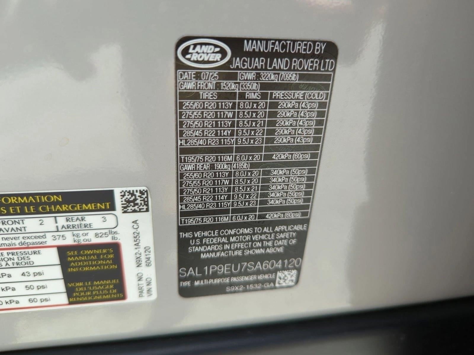 2025 Land Rover Range Rover Sport P360 SE