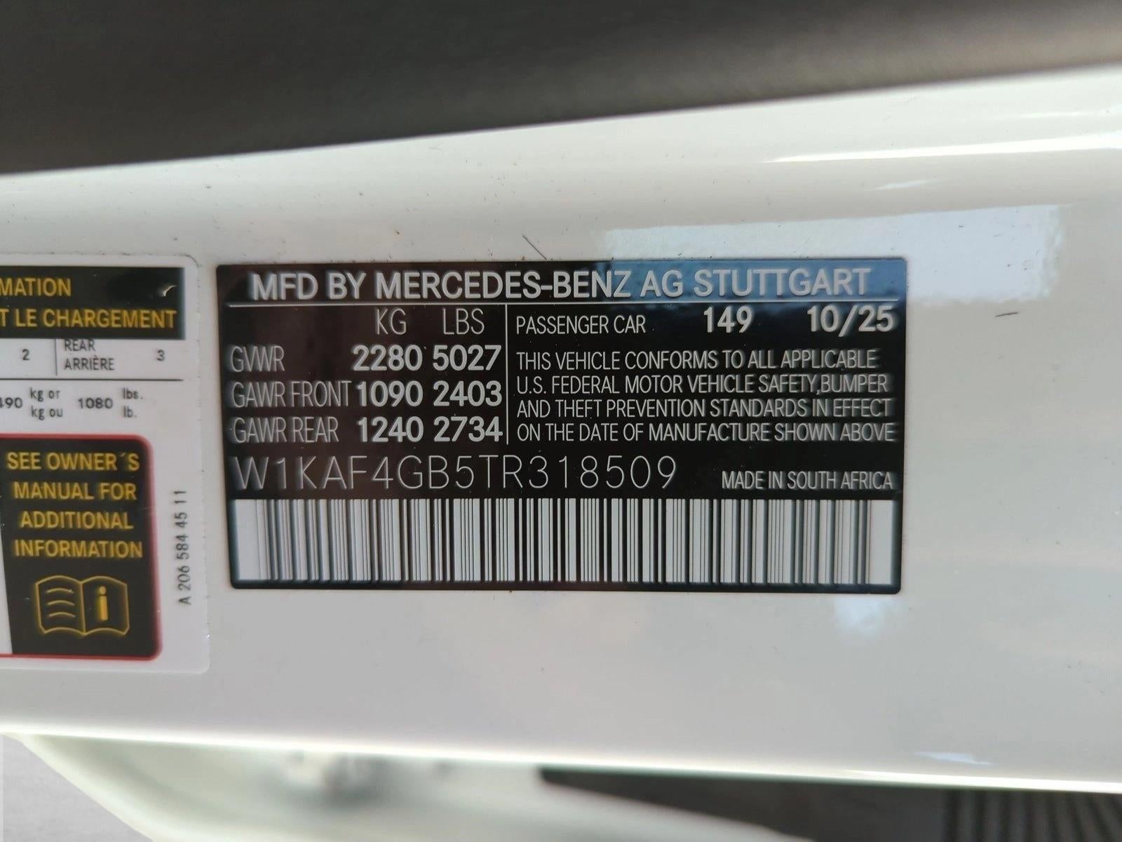 2026 Mercedes-Benz C-Class C 300 Sedan