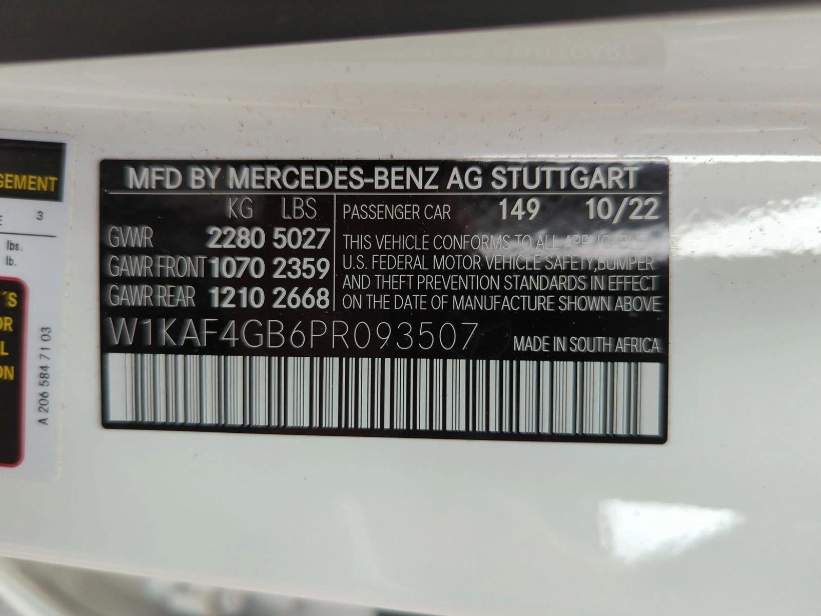 2023 Mercedes-Benz C-Class C 300 Sedan