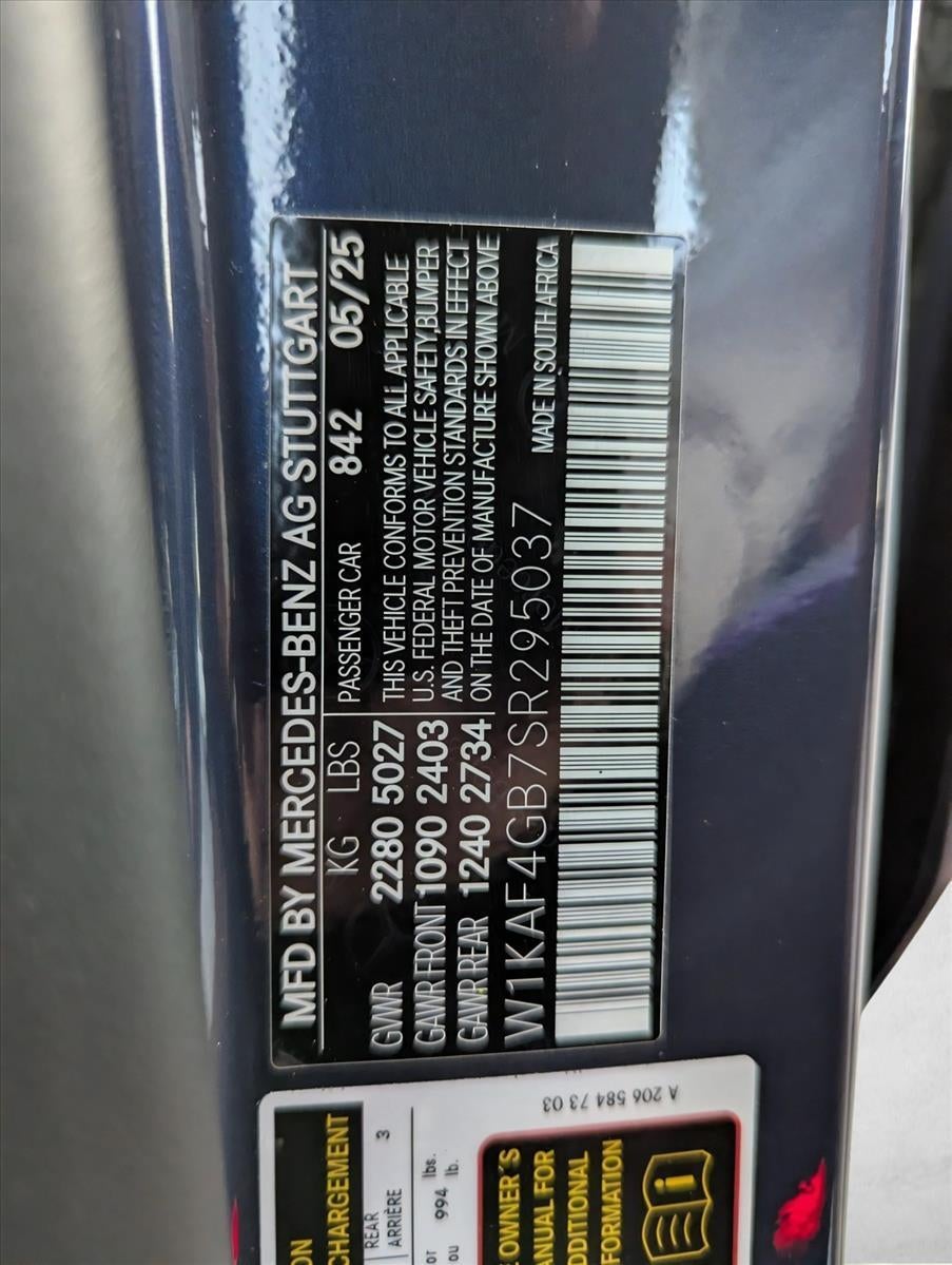 2025 Mercedes-Benz C-Class C 300 Sedan