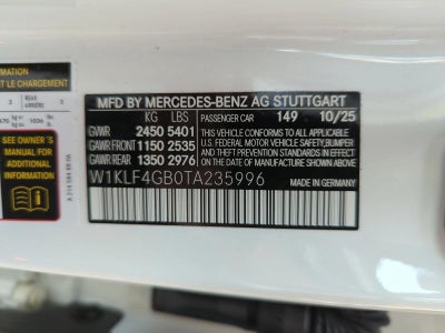2026 Mercedes-Benz E-Class E 350 RWD Sedan