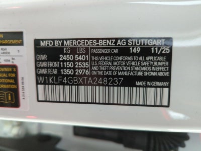 2026 Mercedes-Benz E-Class E 350 RWD Sedan