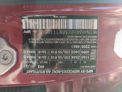 2021 Mercedes-Benz GLB GLB 250 4MATIC® SUV