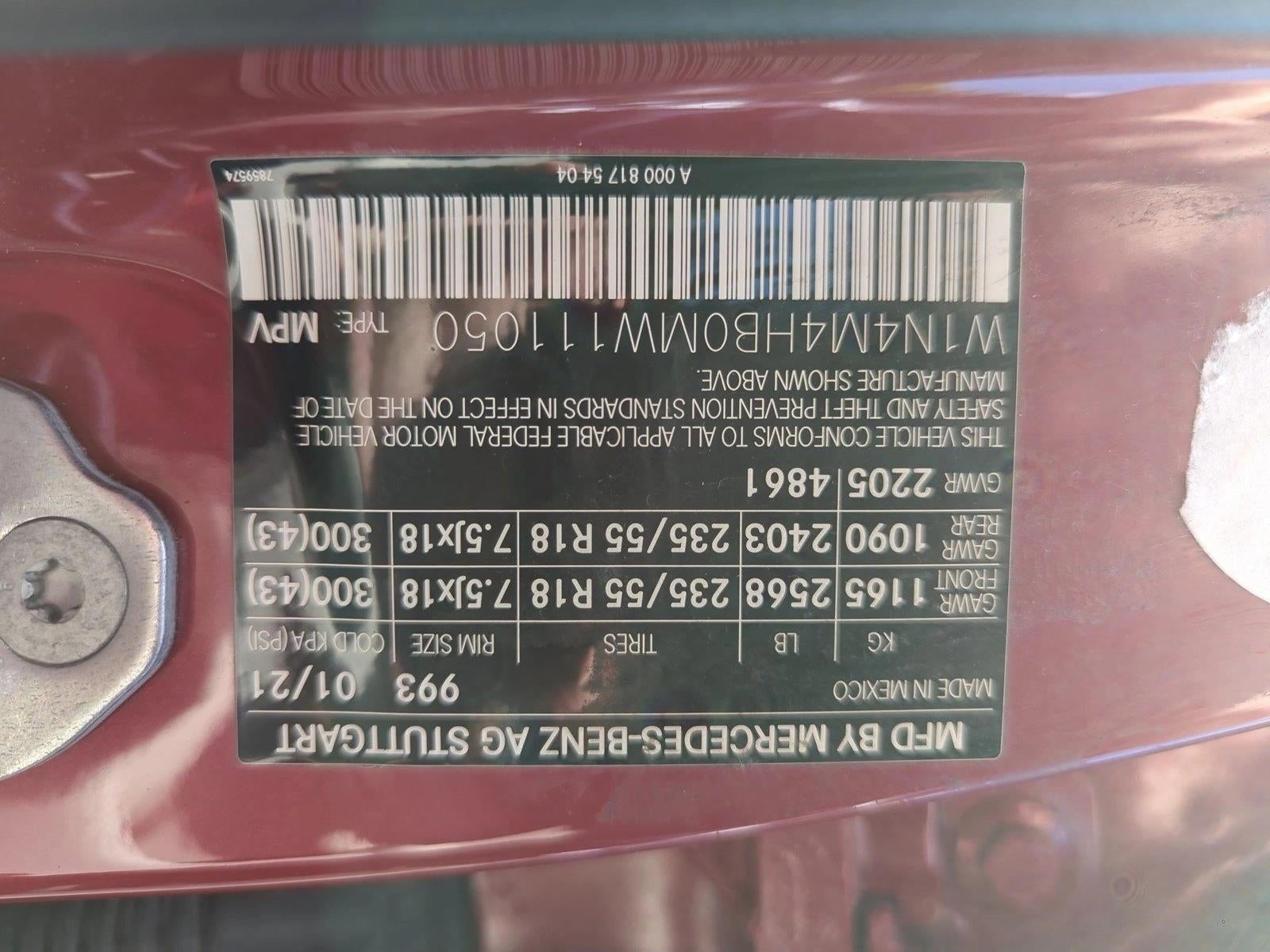 2021 Mercedes-Benz GLB GLB 250 4MATIC® SUV
