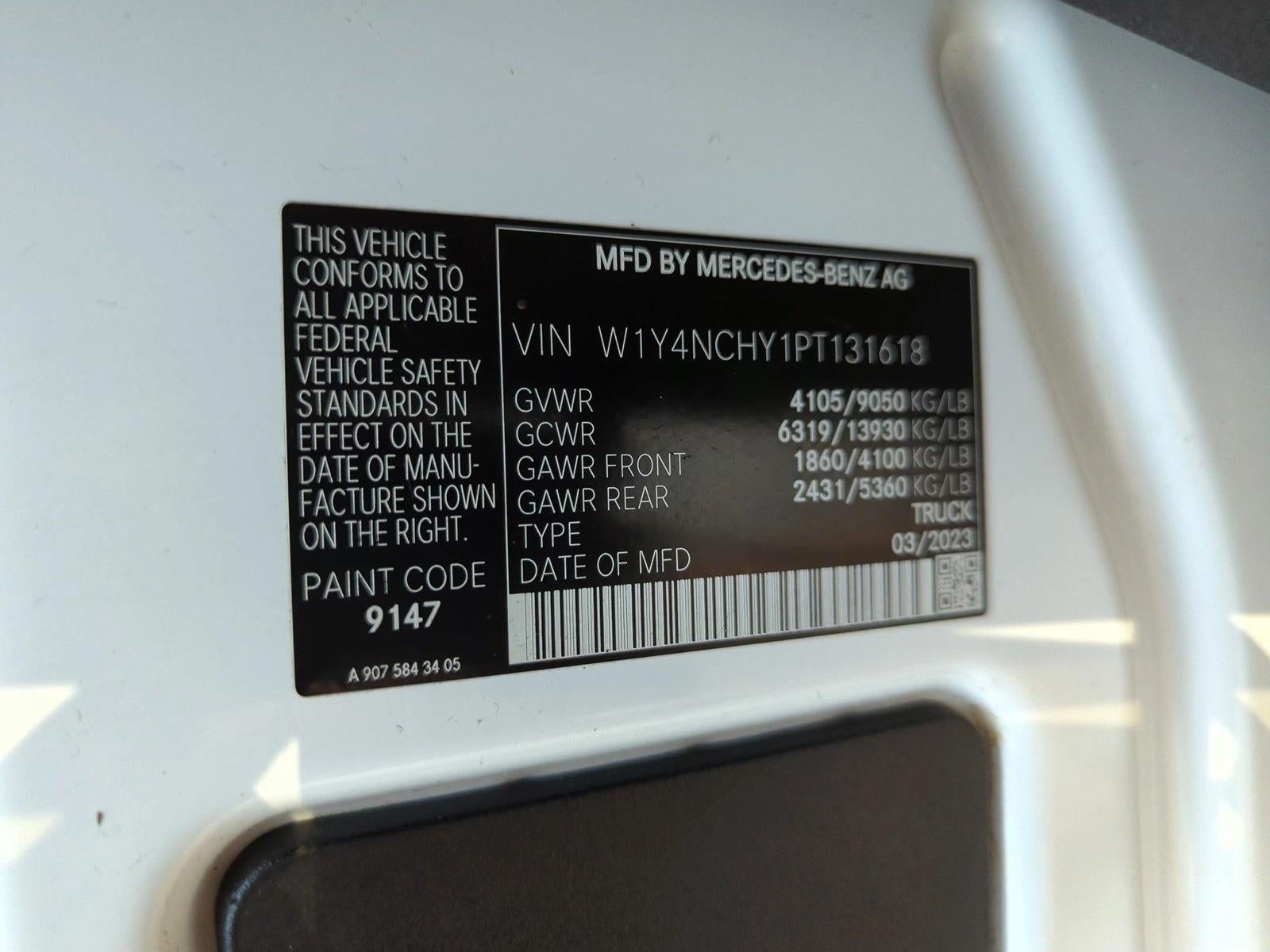 2023 Mercedes-Benz Sprinter Cargo Van 2500 High Roof I4 Diesel HO 170" RWD
