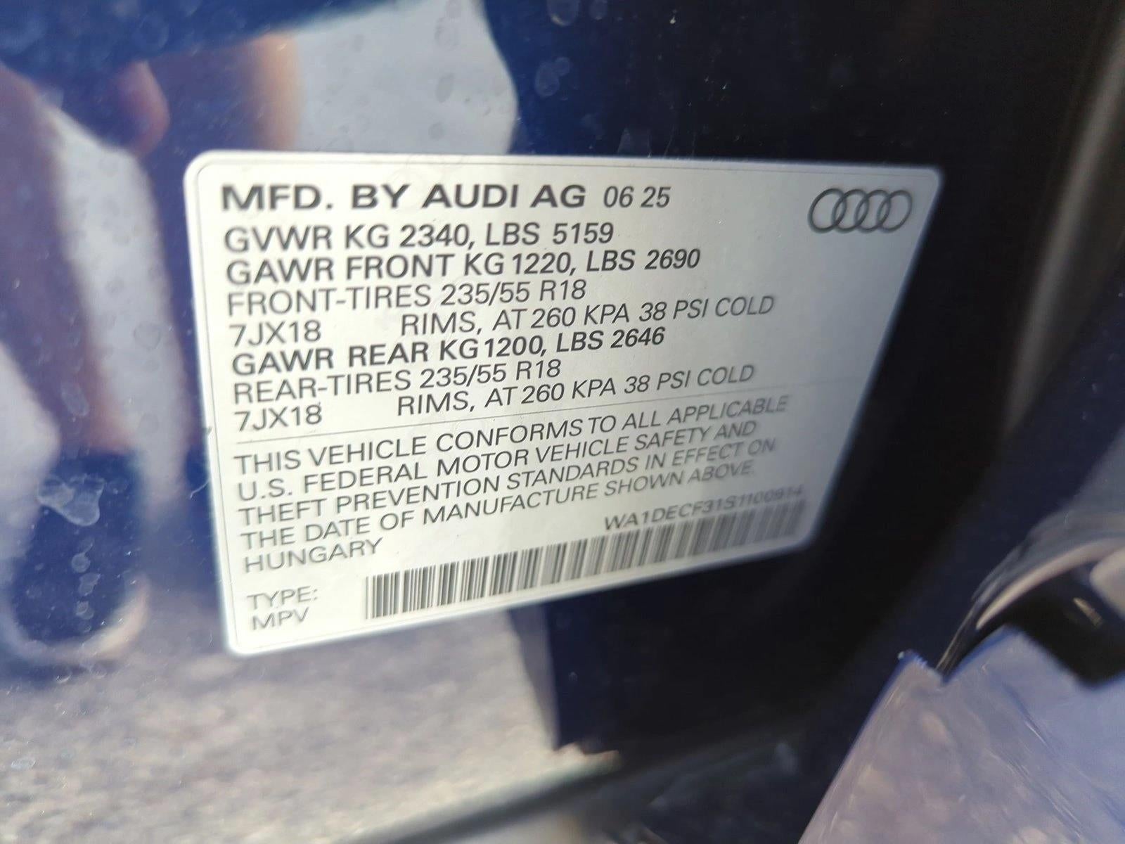 2025 Audi Q3 S line Premium 45 TFSI quattro
