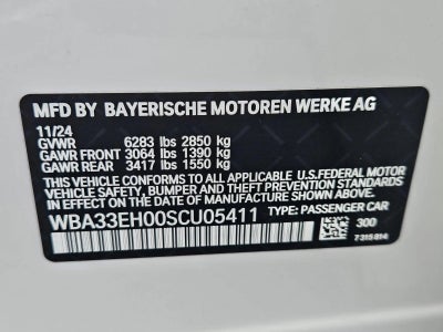 2025 BMW 740i xDrive Sedan