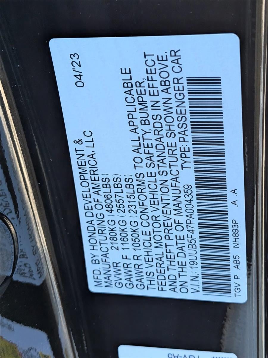 2023 Acura TLX FWD w/Technology Package