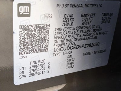 2023 Chevrolet Silverado 1500 Crew Cab Short Box 4-Wheel Drive LTZ