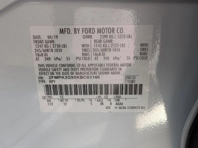 2019 Ford Edge SE FWD