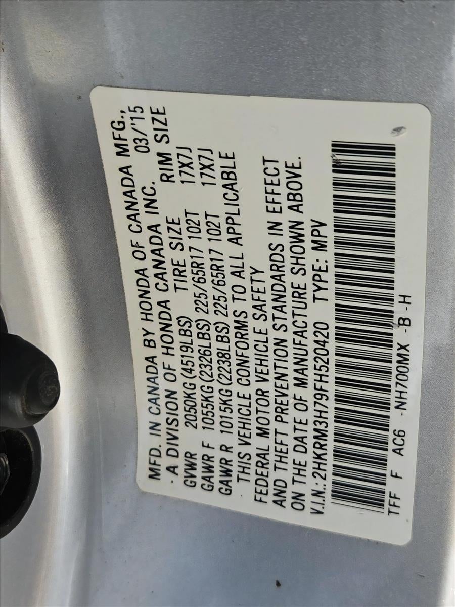 2015 Honda CR-V EX-L 2WD with Navigation