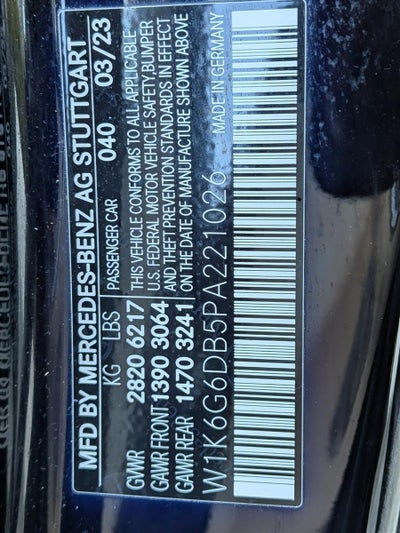 2023 Mercedes-Benz S-Class S 500 4MATIC® Sedan