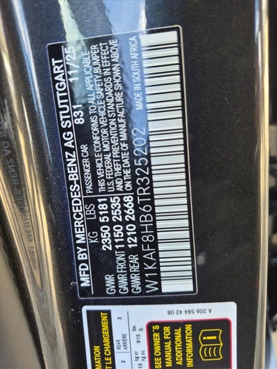 2026 Mercedes-Benz C-Class AMG® C 43 4MATIC® Sedan