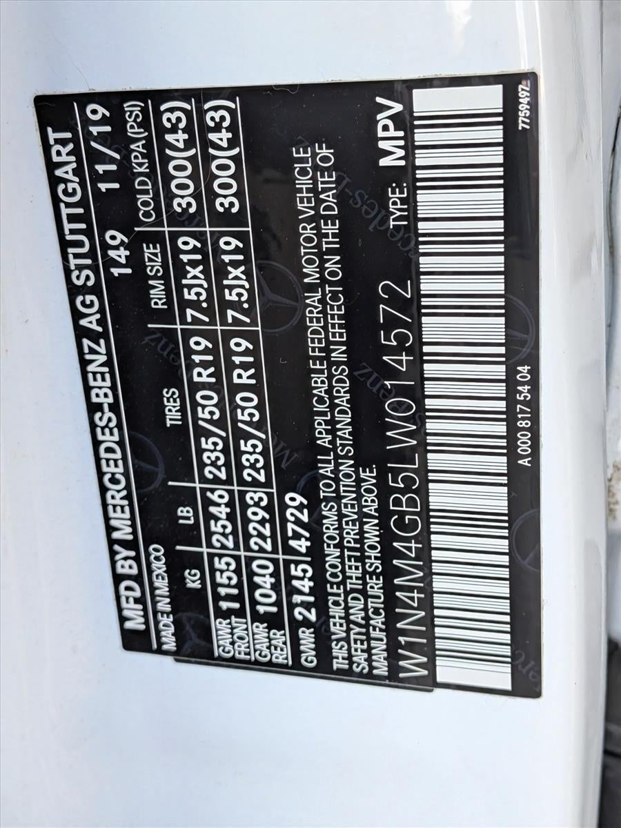 2020 Mercedes-Benz GLB GLB 250 SUV