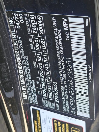 2022 Mercedes-Benz GLE GLE 350 SUV