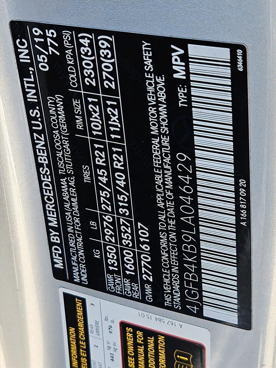 2020 Mercedes-Benz GLE GLE 350 4MATIC® SUV