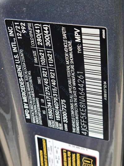 2022 Mercedes-Benz GLS GLS 450 4MATIC® SUV