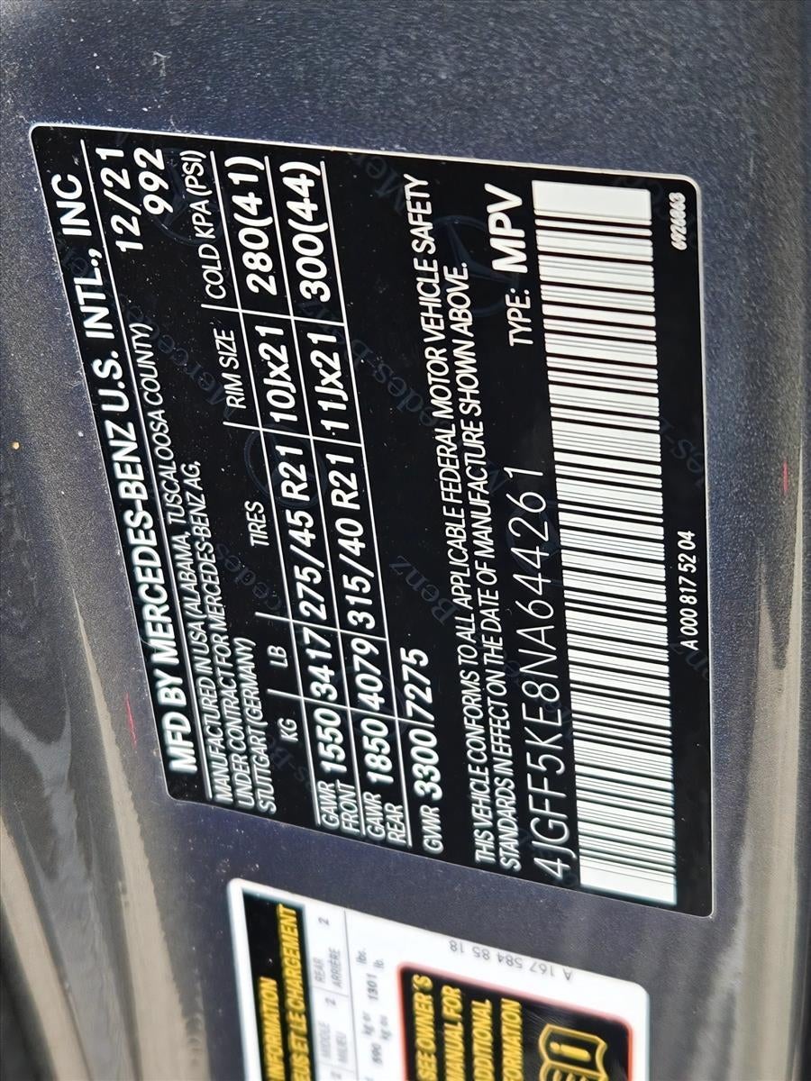 2022 Mercedes-Benz GLS GLS 450 4MATIC® SUV