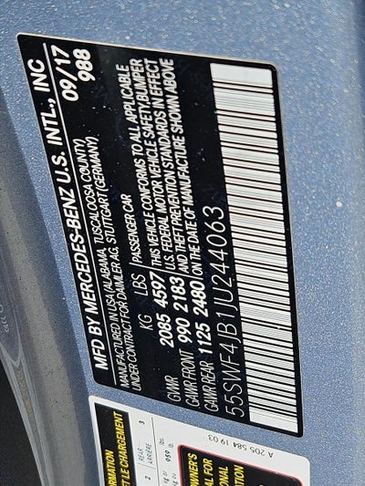 2018 Mercedes-Benz C-Class C 300 Sedan