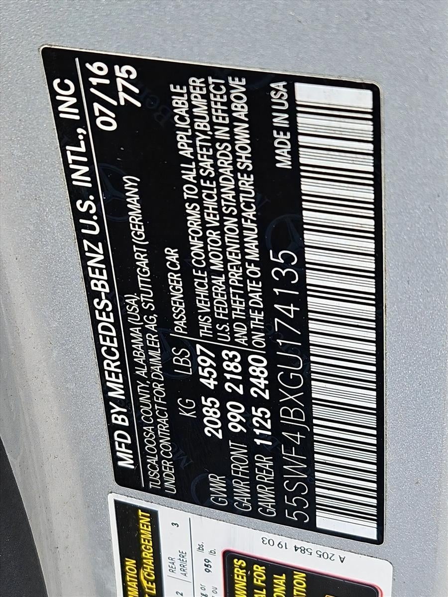 2016 Mercedes-Benz C-Class C 300 Sedan