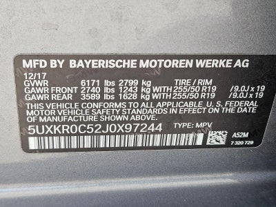 2018 BMW X5 xDrive35i Sports Activity Vehicle