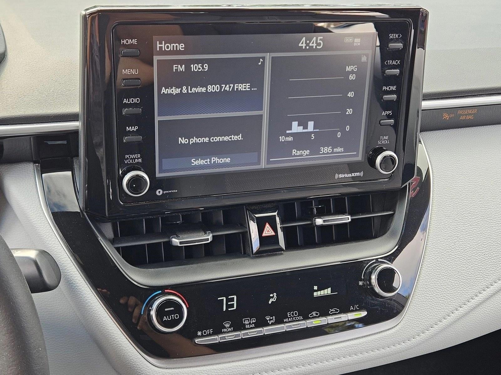 2022 Toyota Corolla SE CVT (Natl)