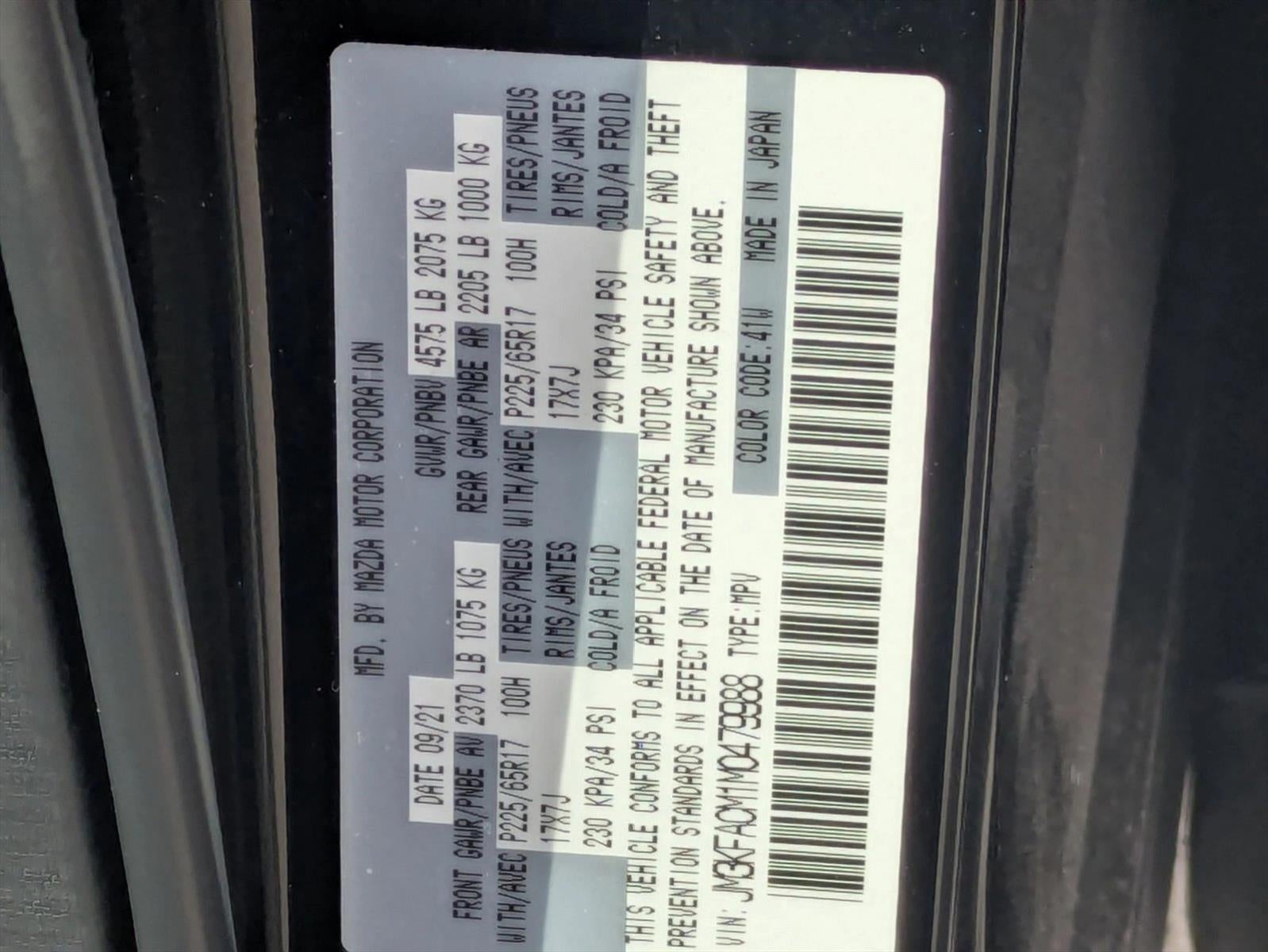 2021 Mazda Mazda CX-5 Touring FWD