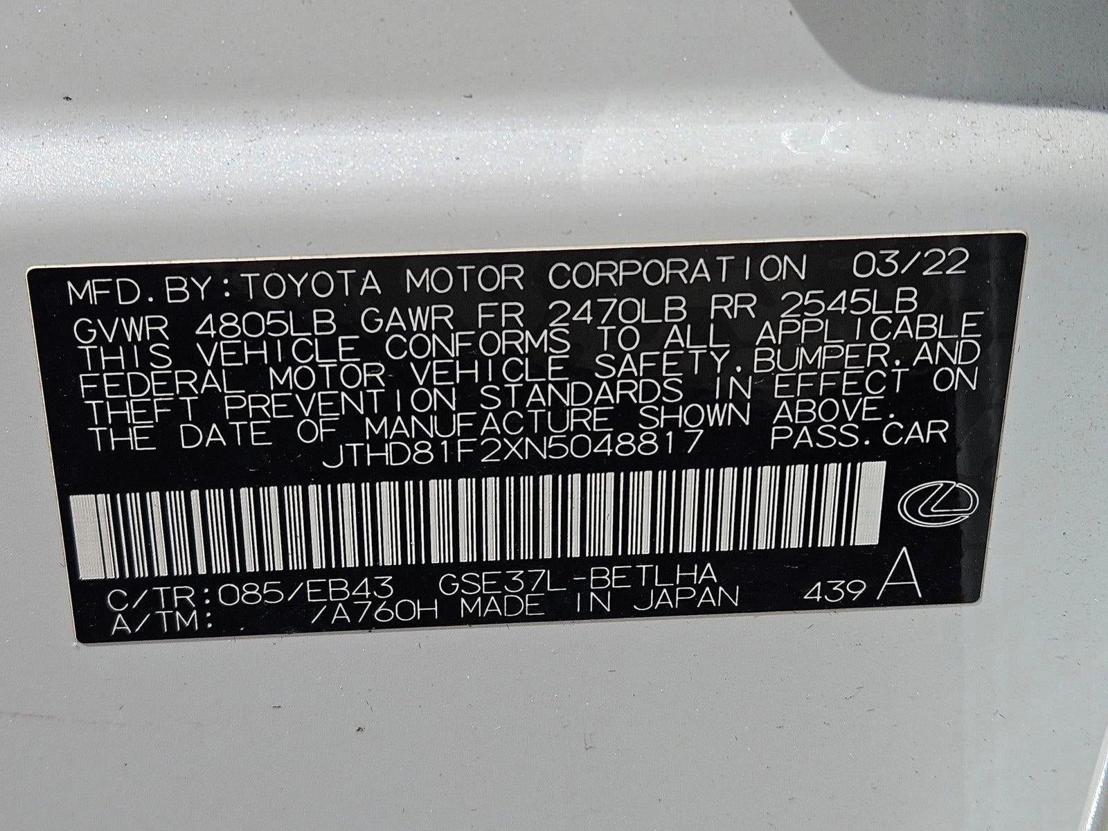 2022 Lexus IS 300 AWD