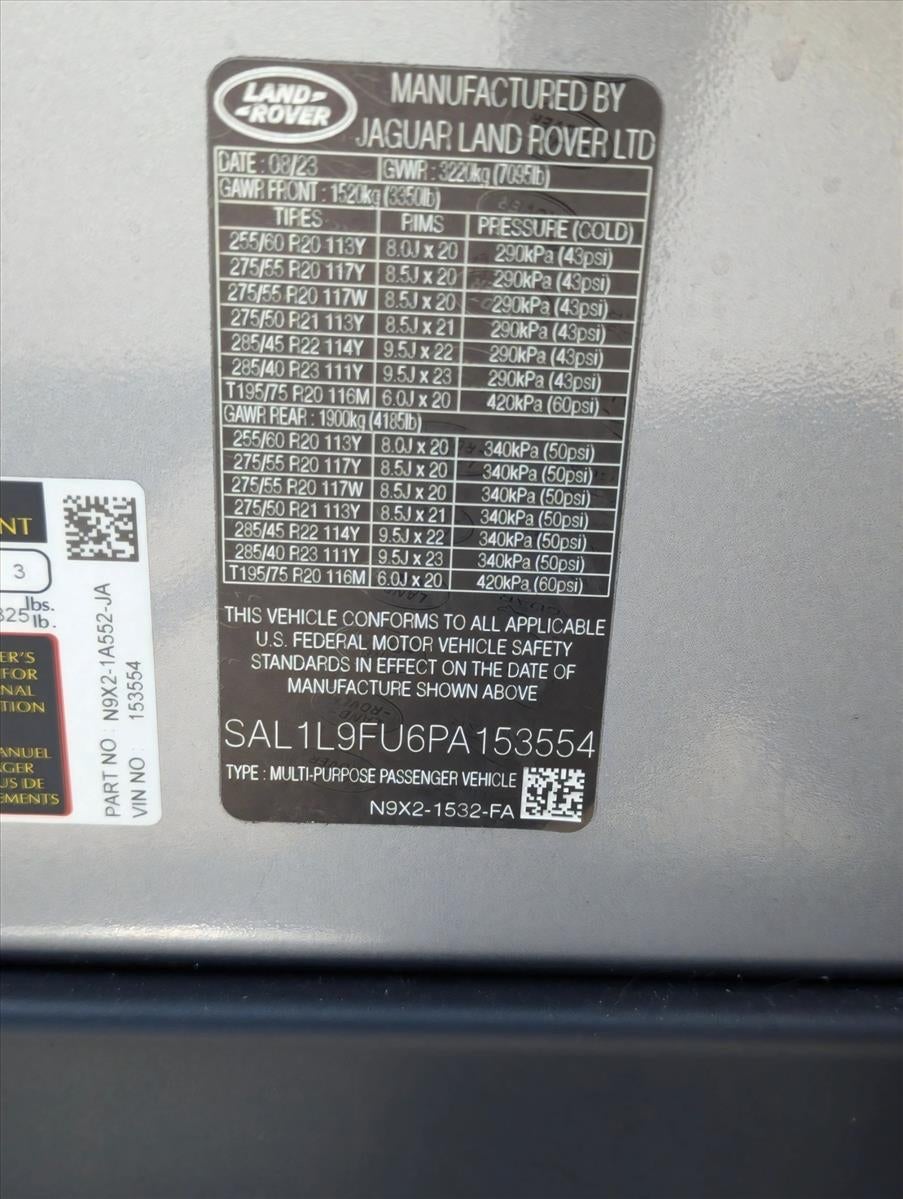 2023 Land Rover Range Rover Sport P400 SE Dynamic